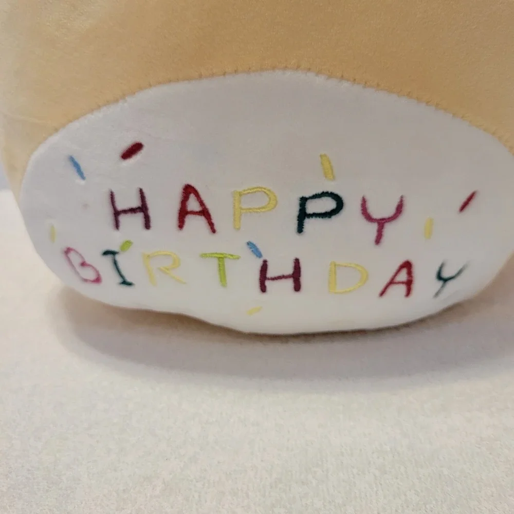 Yangzhou STEP Toys Light Up HAPPY Birthday Squishmallow type plush 16